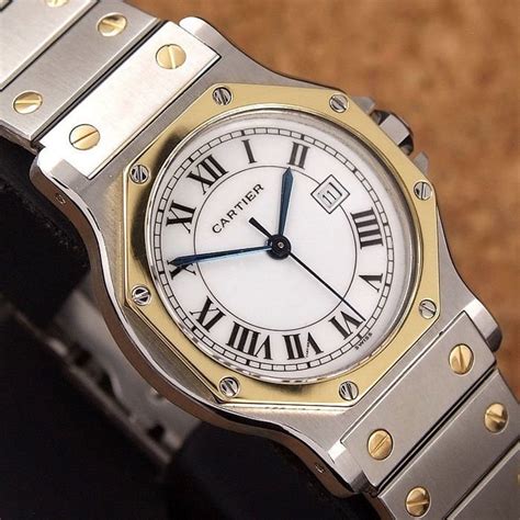 cartier santos octagon herren|cartier santos octagon automatic.